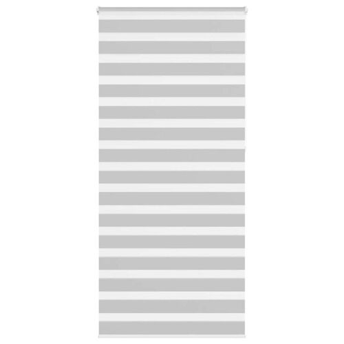 Vidaxl Store Zèbre Gris Clair Largeur Du Tissu 95,9 Cm Polyester