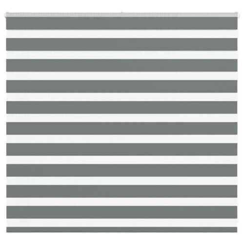 Vidaxl Store Zèbre Gris Foncé Largeur Du Tissu 150,9 Cm Polyester