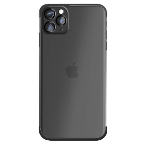 Protection Design pour iPhone 11 Pro Bumper en Silicone Coins Renforcés Noir