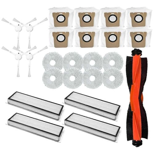 Lot de 25 sacs à poussière en tissu avec filtre HEPA pour aspirateur X20+/X10+/X20 Plus/X10 Plus