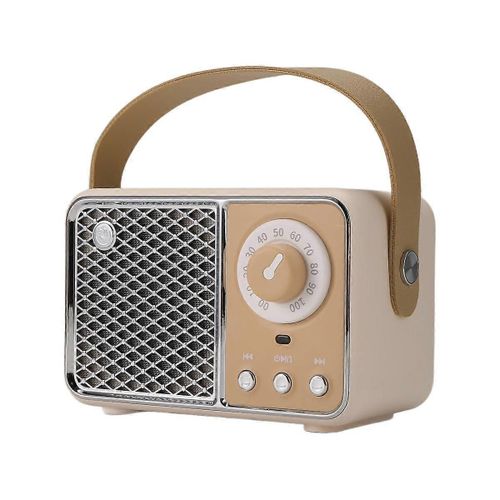 Radio FM sans fil Mini Bloodtooth Audio couleur crème