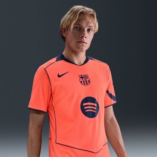 3e Maillot De Foot Authentic Nike Dri-Fit Adv Total 90 Fc Barcelona 2025/26 Match Pour Homme - Orange