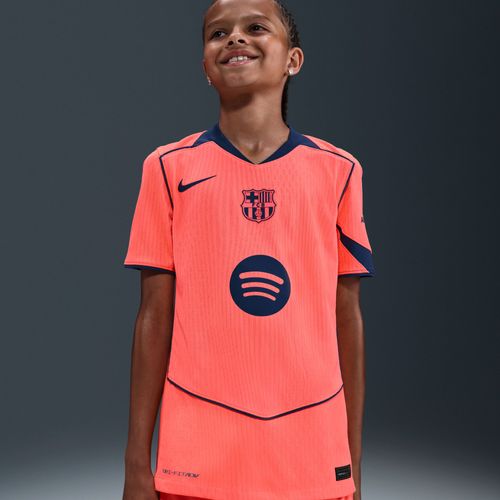 3e Maillot De Foot Authentic Nike Dri-Fit Adv Total 90 Fc Barcelona 2025/26 Match Pour Ado - Orange