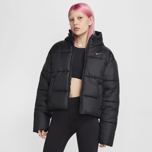 Veste À Capuche Ample Therma-Fit Nike Sportswear Classic Puffer Pour Femme - Noir