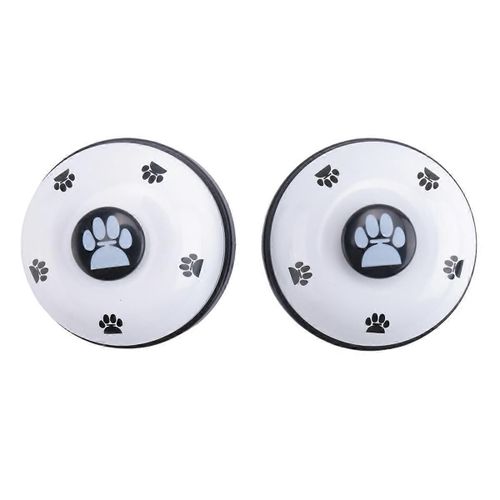 Clochette Pour Animaux De Compagnie,Lot De 2,En Métal,Avec Sonnette De Dressage Pour Chien Et Caoutchouc Antidérapant