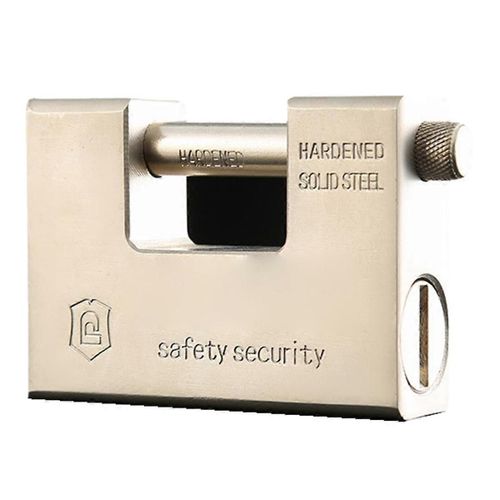 Cadenas blindé serrure de sécurité conteneur entrepôt 4 clés 94MM