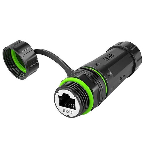 Panneau femelle blindé CAT6A M20 RJ45 étanche IP68 sans câble