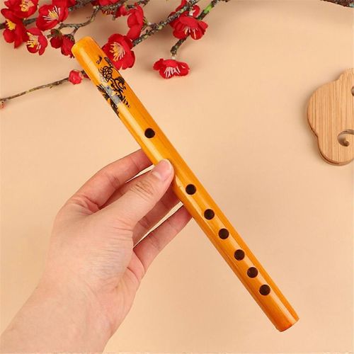 Paquet De 10 6 Trous En Bambou Flûte À Bec Flûte À Bec Clarinette Instrument De Musique