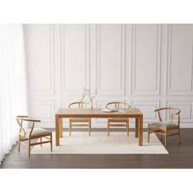 Table Fixe Bois Clair