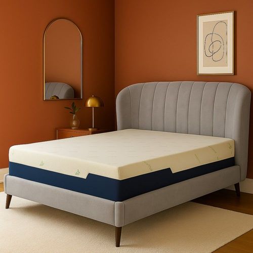 Matelas mémoire de forme déhoussable Bambou 90x190 cm