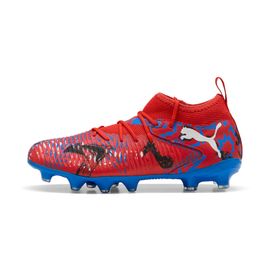 Chaussures Puma De Football Future 8 Match Playmakers Fg/ag Enfant Et Adolescent Rouge/noir/ultra Bleu