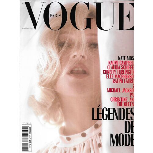 Vogue N°990 Tops Légendes Mode_Kate Moss_Claudia Schiffer_Naomi Campbell_Yamisne Le Bon_Mcpherson