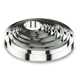 Lacor 68514 Emporte-Pièces Cercle À Tarte Ronde 14 X 4,5 Cm 18 / 10