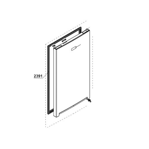 Joint de porte réfrigérateur repère 2391 Réfrigérateur congélateur (4633085800 4633087400 BEKO)