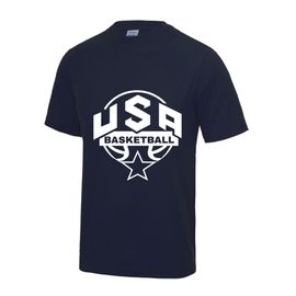 Maillot De Basketball Bleu Marine Enfant