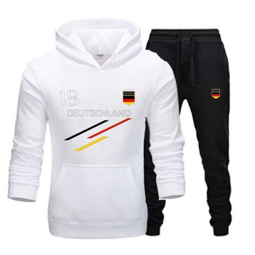 Jogging Foot Allemagne Homme (Taille S,Couleur Blanc)