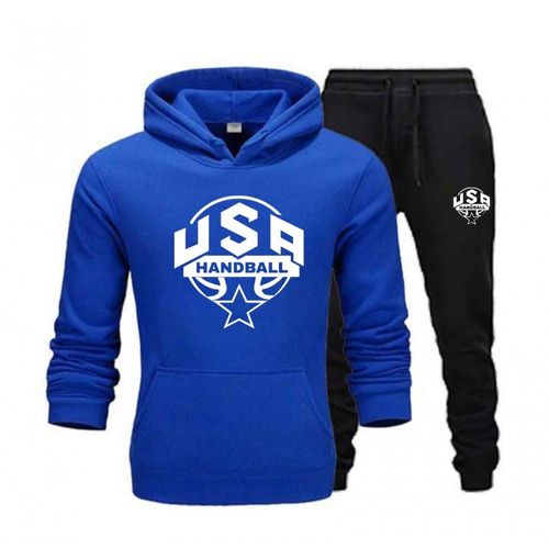 Jogging Survêtement Handball Enfant Bleu Royal (Taille 3/4 Ans,Couleur Bleu Royal)