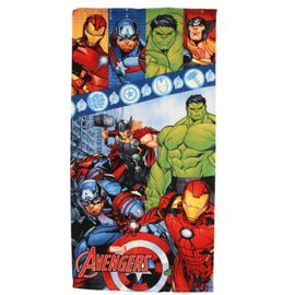 Drap De Plage Avengers 70 X 140 Cm (Taille Taille Unique,Couleur Bleu)