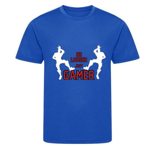 Maillot - Tee Shirt Enfant Dance Gamer Bleu Royal