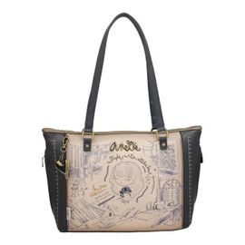 Anekke Sac à épaule beige bleu foncé pour femme - Studio Shoulder Bag Multicolor 319525