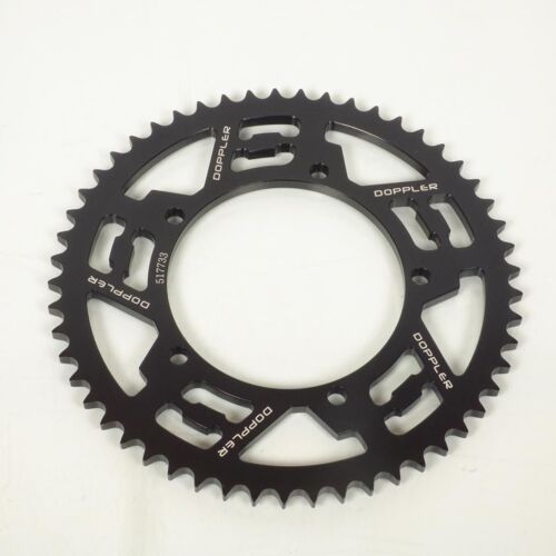 Couronne De Transmission Alu Noir Doppler Pour Moto Sherco 50 Sm 53 Dts 428 Ø110