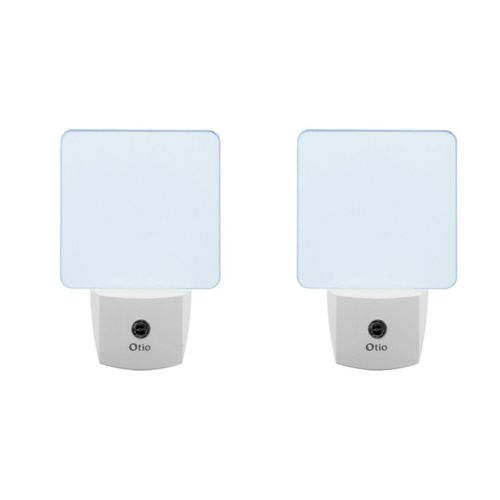 Lot de 2 veilleuses crépusculaires automatiques - bleu - Otio