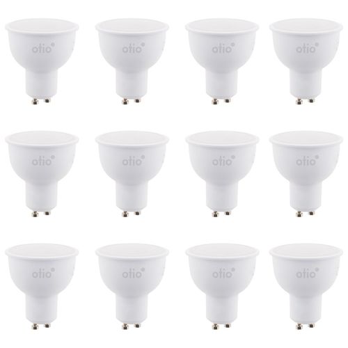 Lot de 12 ampoules connectées WIFI LED GU10 5,5W - Otio