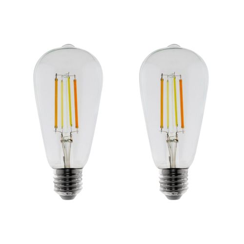 Lot de 2 ampoules connectées WIFI LED E27 7W - Otio