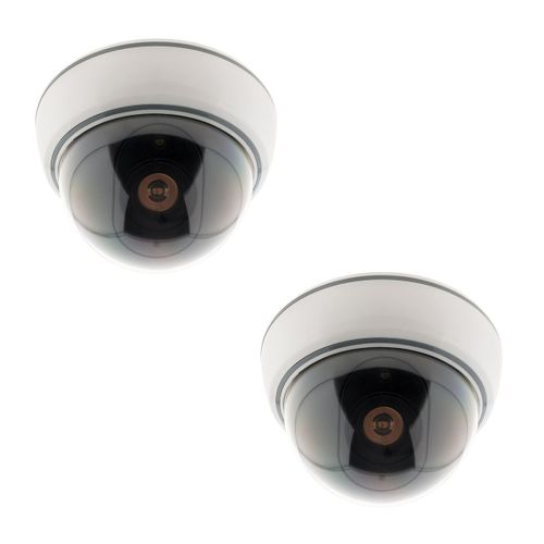 Lot de 2 caméras LED de surveillance intérieures factices - Otio
