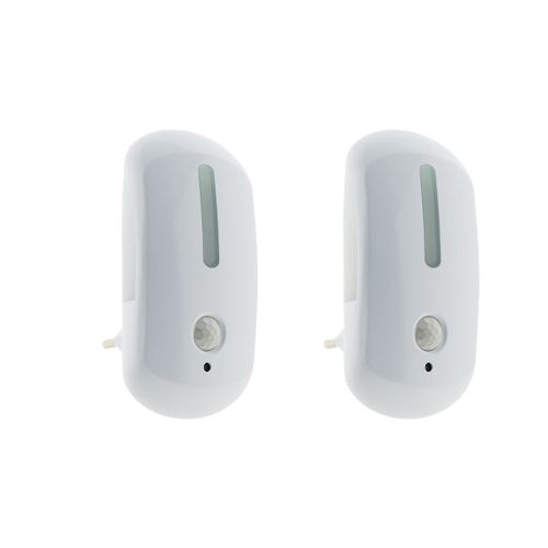 Lot de 2 veilleuses LED crépusculaires automatiques 2 en 1 - Otio