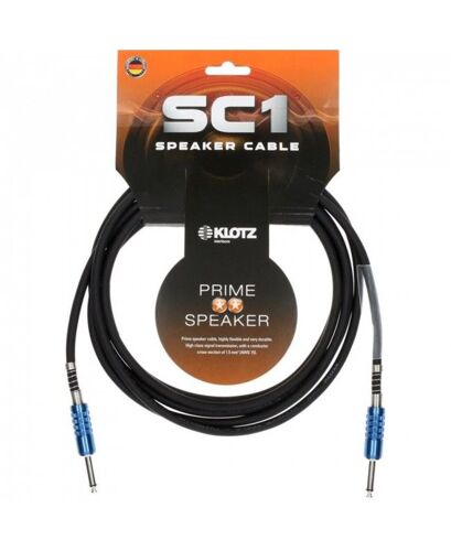 Klotz SC1PP01SW câble adaptateur enceinte 2x jack 2x 1,5 mm² 1 m