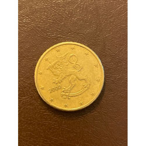 Pièce 50 Centimes D Euros Rares Finlande Année 2000
