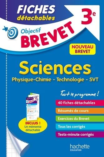Physique-Chimie Technologie Svt 3e - Fiches