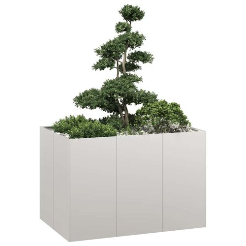 Vidaxl Jardinière 120x80x80 Cm Acier Inoxydable