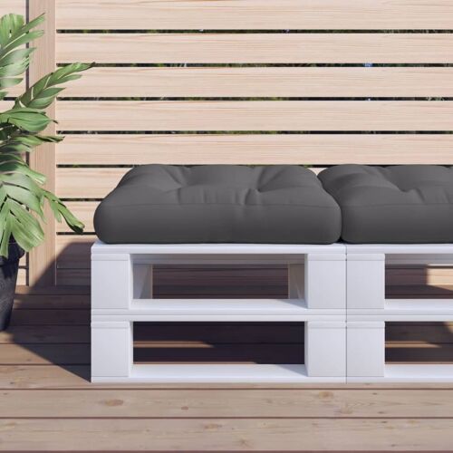 Vidaxl Coussin De Palette Anthracite 58x58x10 Cm Tissu