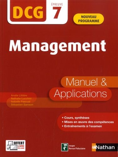 Management Dcg 7 - Manuel & Applications