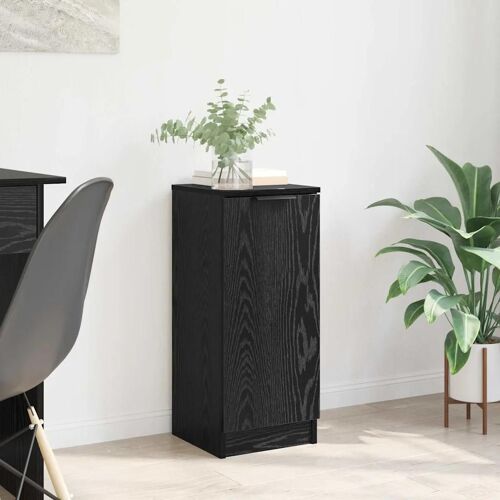 vidaXL Buffet Chêne noir 30 x 30 x 70 cm Bois d'ingénierie