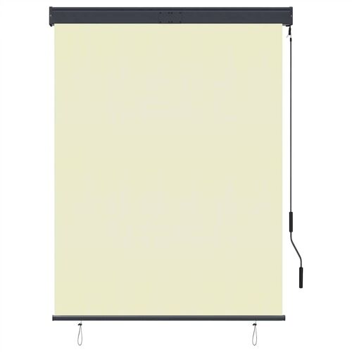 Vidaxl Store Roulant D'extérieur 120 X 250 Cm Crème