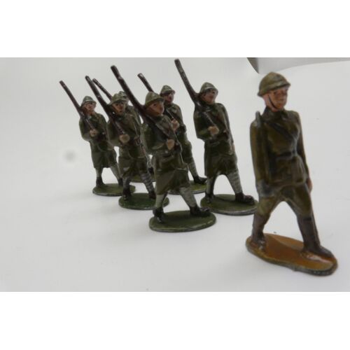 Quiralu - Escouade De 6 Soldats Avec Un Officier - 1/43e