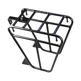 Porte-Bagages De Cyclisme,Porte-Bagages De Tourisme,Porte-Pannier Avant Pour Équipement De Cyclisme,Support De Pied Pour Une Stabilité Améliorée - Type Black