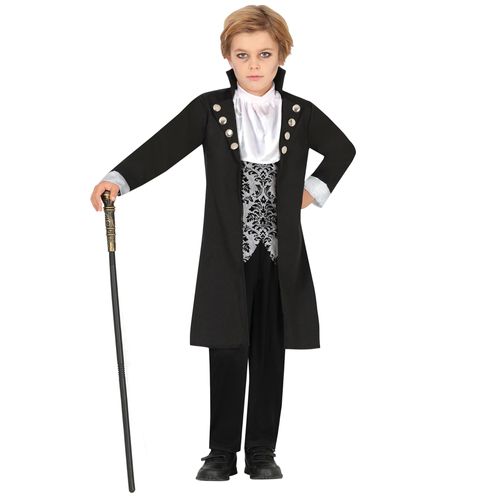 Déguisement Vampire Argent Garçon - Taille: 10 À 12 Ans (142-148 Cm)