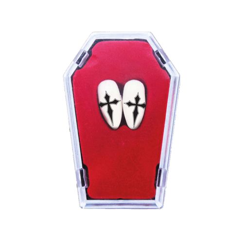 Dents De Vampire Avec Croix Gothiques