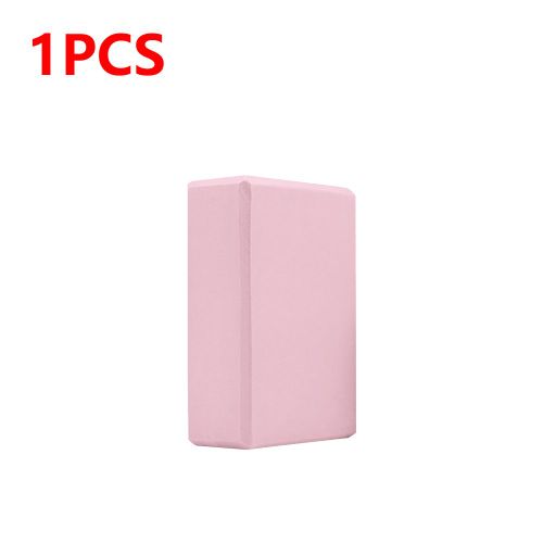 Blocs De Yoga Légers Et Résistants Aux Odeurs,Essentiels Pour Le Yoga,Brique En Mousse Eva Pour Débutants,Yogis Pilates - Type Pink 1pcs