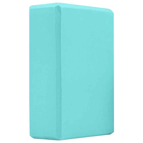 Bloc De Yoga Eva Couleur Unie,Briques D'équilibre,Résistant À L'humidité,Blocs De Yoga Haute Densité,Façonnage Du Corps,Blocs De Yoga Pour Yoga Pilates - Type Aqua Blue