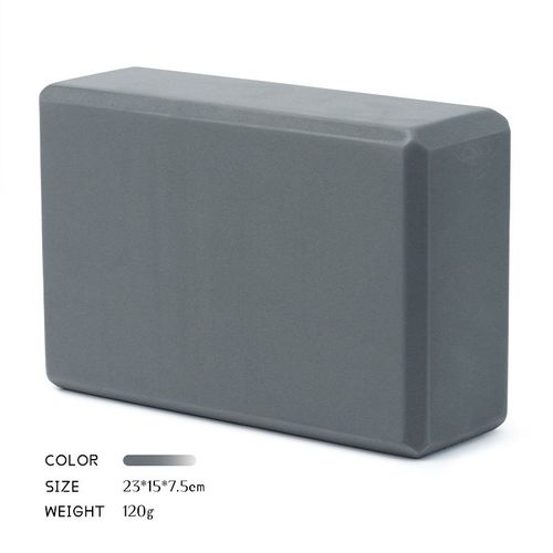 Bloc De Yoga Haute Densité 120g,Pour Adultes Et Enfants,Pratique Divisée,Brique En Mousse 369 - Type Gray