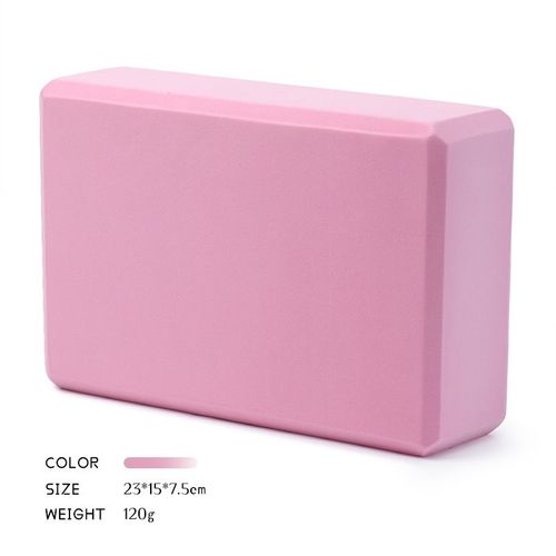 Bloc De Yoga Haute Densité 120g,Pour Adultes Et Enfants,Pratique Divisée,Brique En Mousse 369 - Type Pink