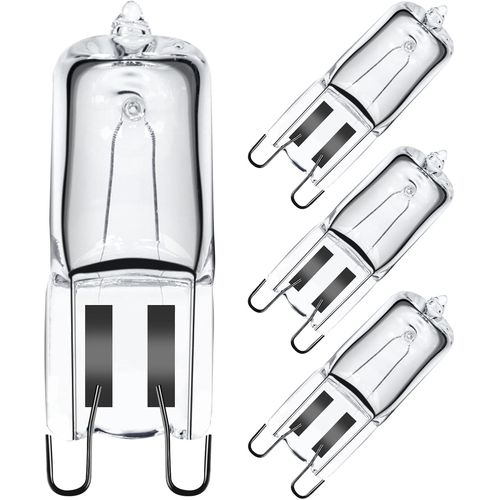 Ampoule Halogène G9 Pour Four 40W 230V,Ampoule G9 Pour Four Ampoule à Tolérance de 300°C,Lot de 4