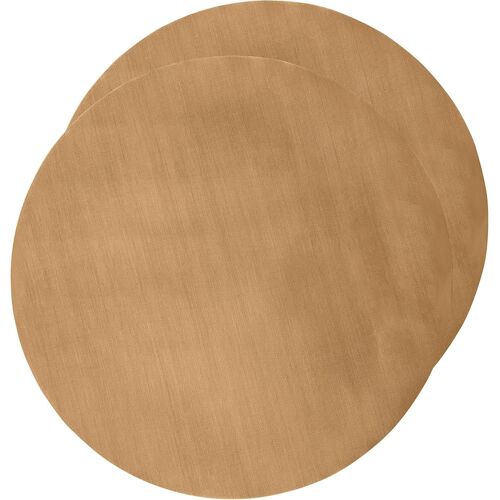 Lot De 2 Feuilles De Cuisson Rondes - Papier Cuisson Pour Moule À Charnière - Feuilles De Cuisson Premium - S, Résistantes À La Chaleur, Antiadhésives, Compatibles Lave-Vaisselle (40 Cm)