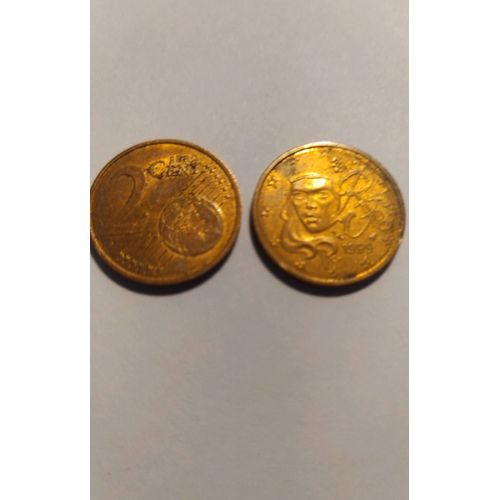 2 Centime D'Euros France 1999 Marianne 2 Unités .375 €