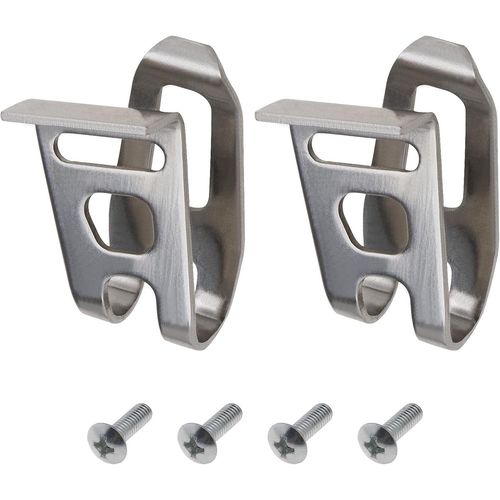 jum-2Pcs Clips De Crochet De Ceinture De Perceuse Électrique Avec Vis 346449-3 Compatible Avec Makita Xfd01 Xfd07D Dtd144 Dtd144Z 12V 18V Perceuse Sans Fil Perceuse À Impact Ceinture Clip